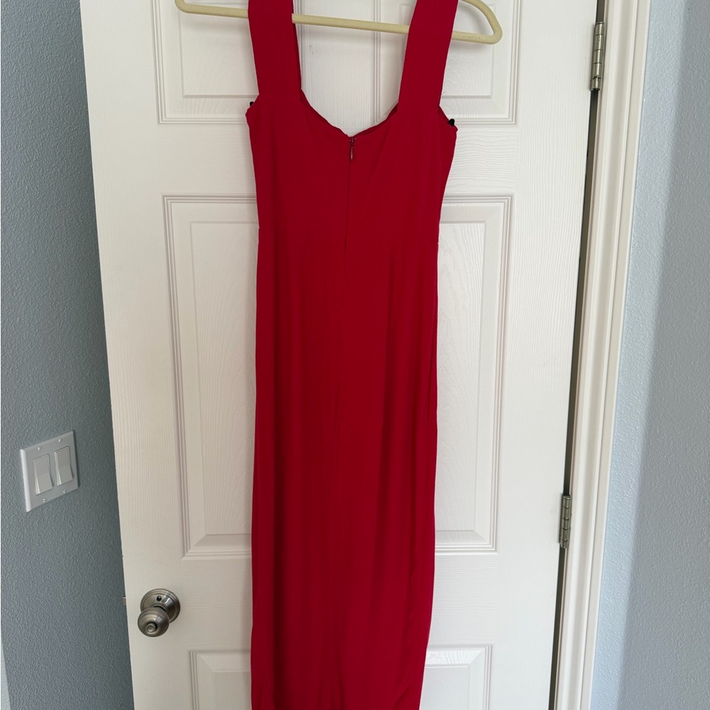 Reformation Red Cocktail Dress - Picture 2 of 6